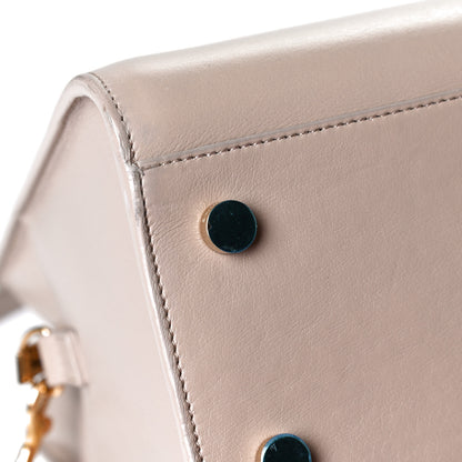 Saint Laurent Calfskin Small Monogram Cabas Dark Beige 11 of 12