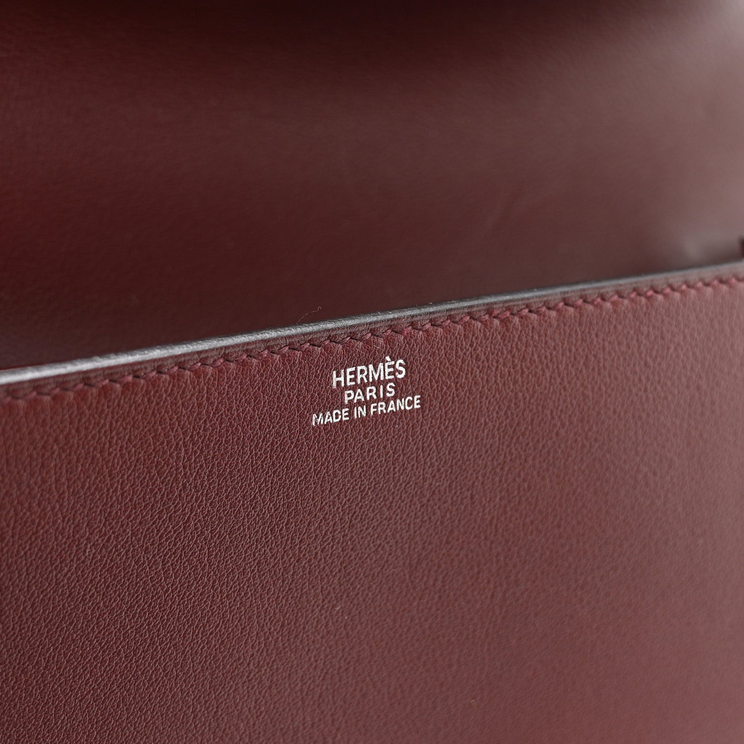 Hermes Swift Medor 23 Clutch Bordeaux 6 of 6