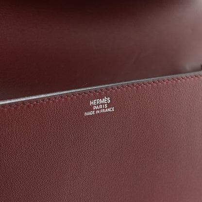 Hermes Swift Medor 23 Clutch Bordeaux 6 of 6
