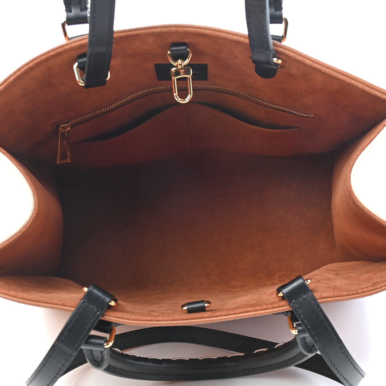 Louis Vuitton Empreinte Monogram Giant Wild At Heart Onthego MM Caramel 5 of 8