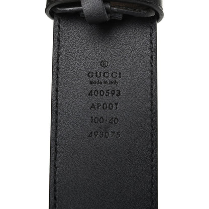 Gucci Calfskin Double G 40mm Belt 100 40 Black 3 of 4