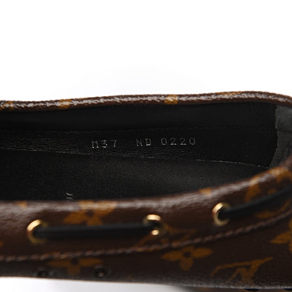 Louis Vuitton Patent Monogram Gloria Loafers 37 7 of 8