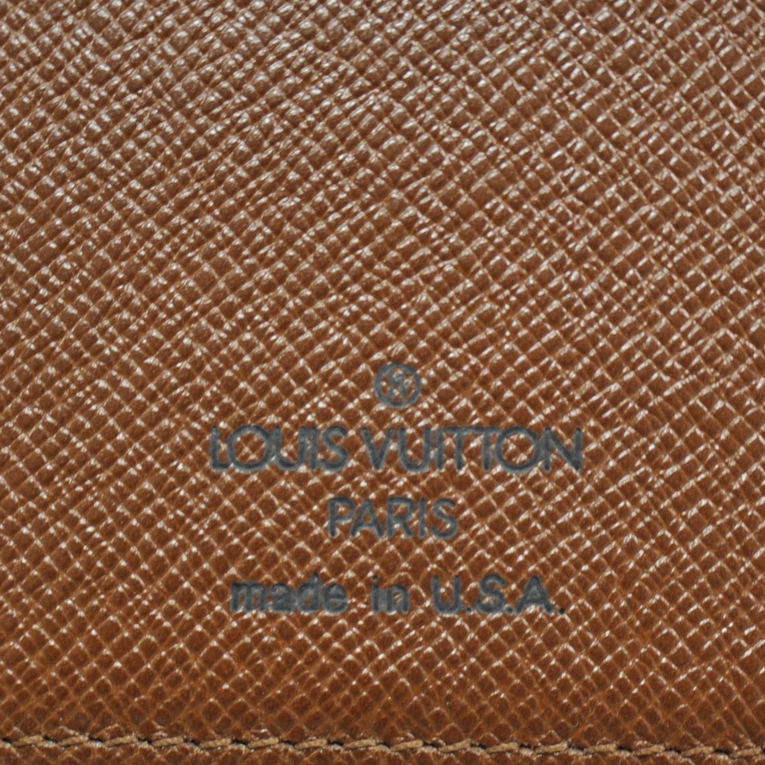 Louis Vuitton Monogram Simple Checkbook Holder Wallet 6 of 7