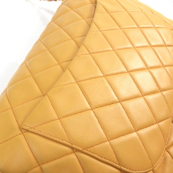 Lambskin Jumbo Flap Mango