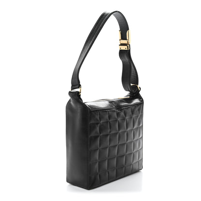 Chanel Lambskin Quilted Small Chocolate Bar Shoulder Bag Black 3 of 12