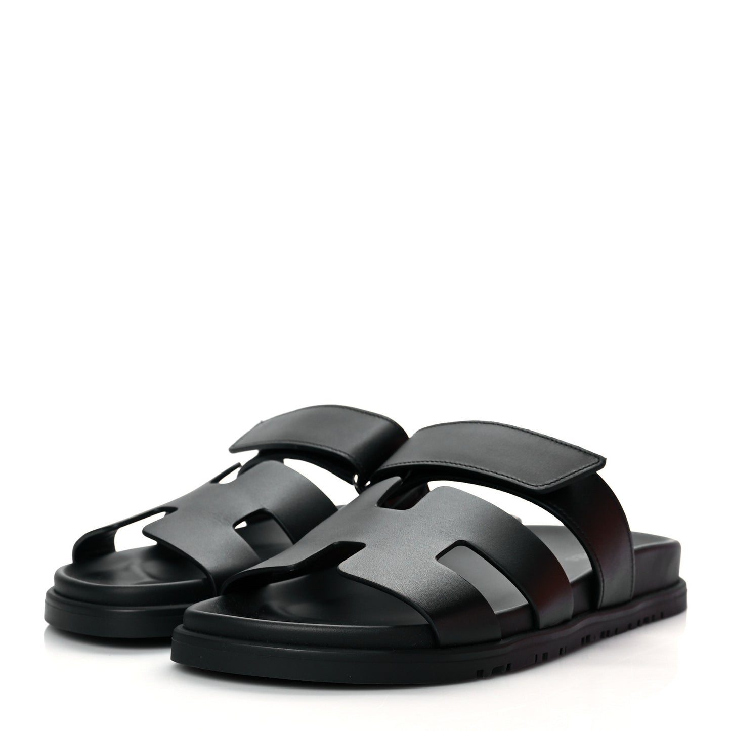 Calfskin Womens Chypre Sandals 38 Black