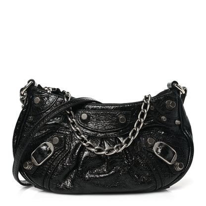 Balenciaga Agneau Arena Le Cagole Mini Purse With Chain Black 1 of 10