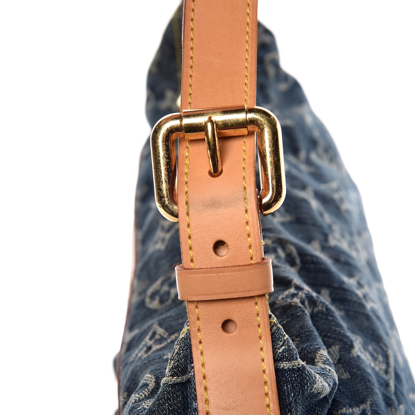 Monogram Denim Baggy PM Blue