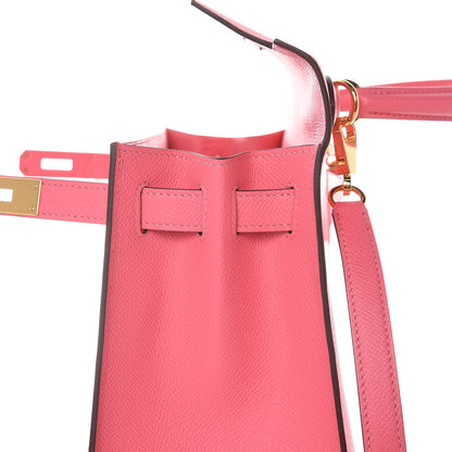Hermes Epsom Kelly Sellier 28 Rose Azalee 11 of 41
