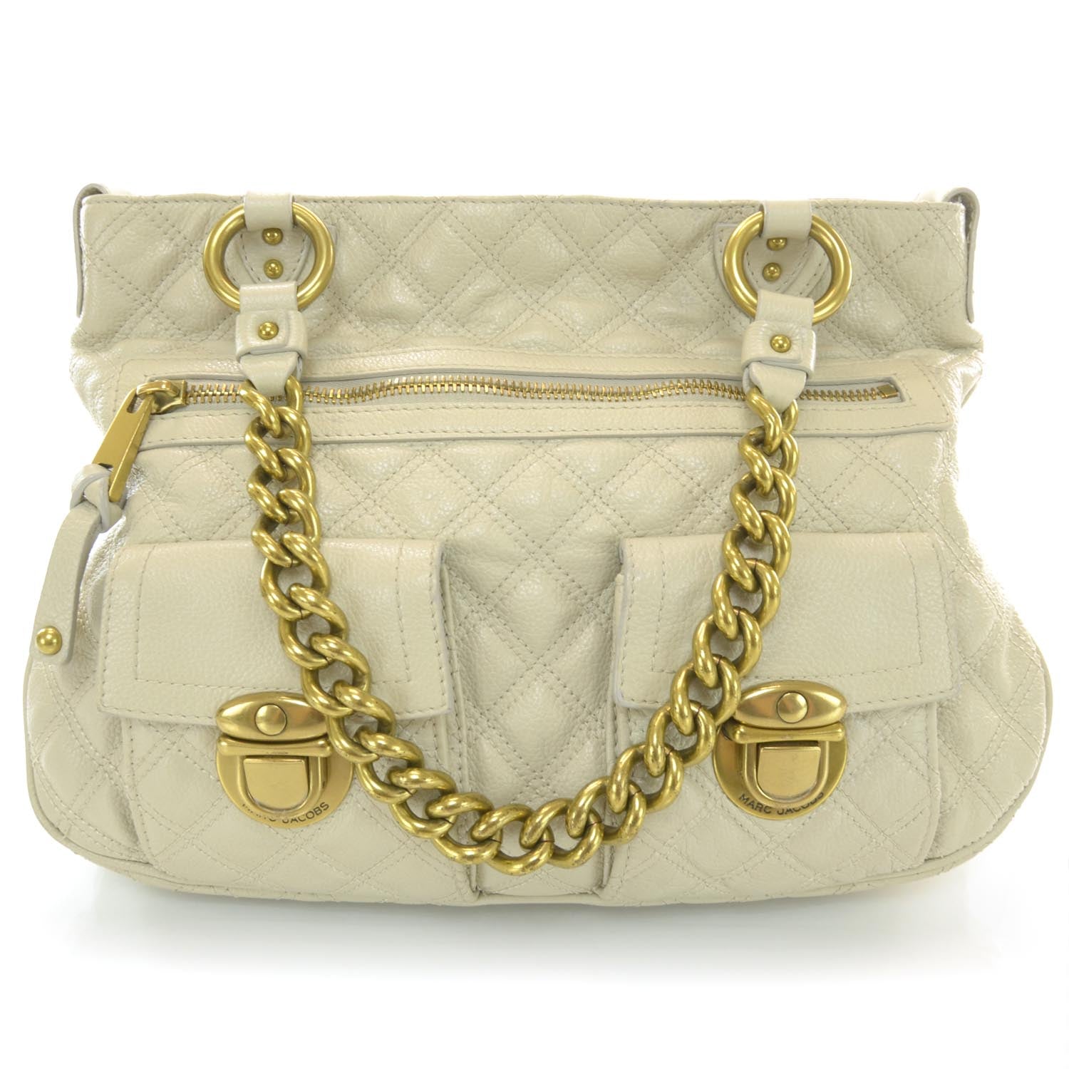 Marc Jacobs Quilted Stella Ivory 1 of 7