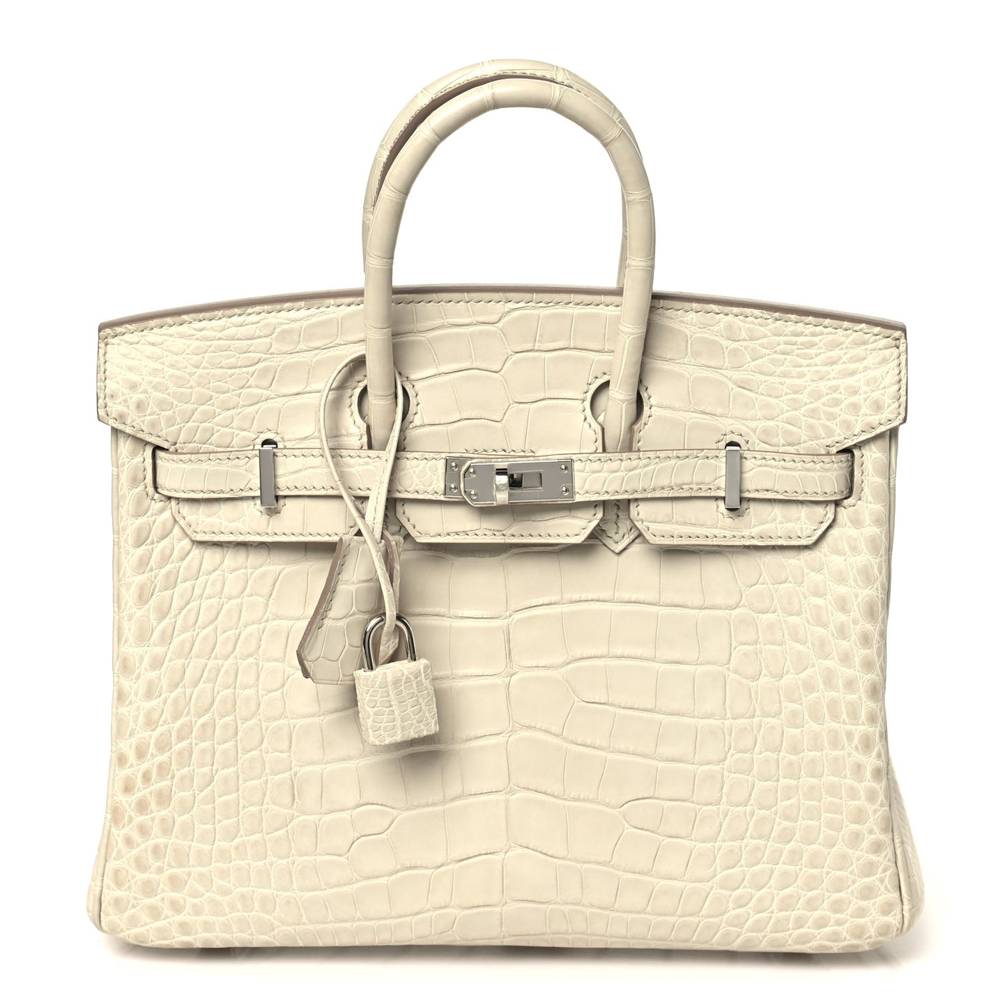 Matte Alligator Birkin 25 Beton