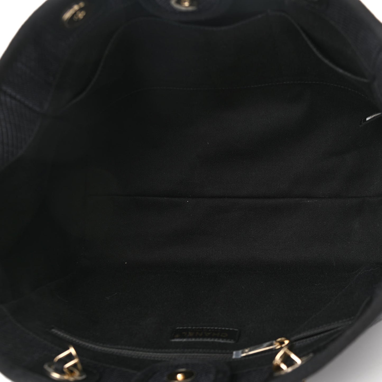 Mixed Fibers Small Deauville Tote Black