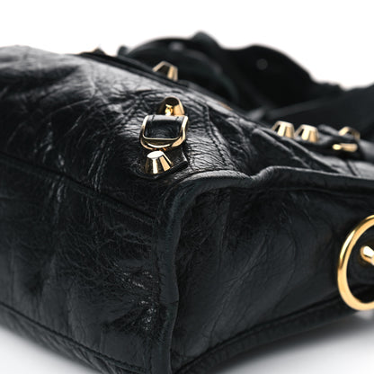 Balenciaga Agneau Classic Gold Hardware Mini City Black 7 of 13