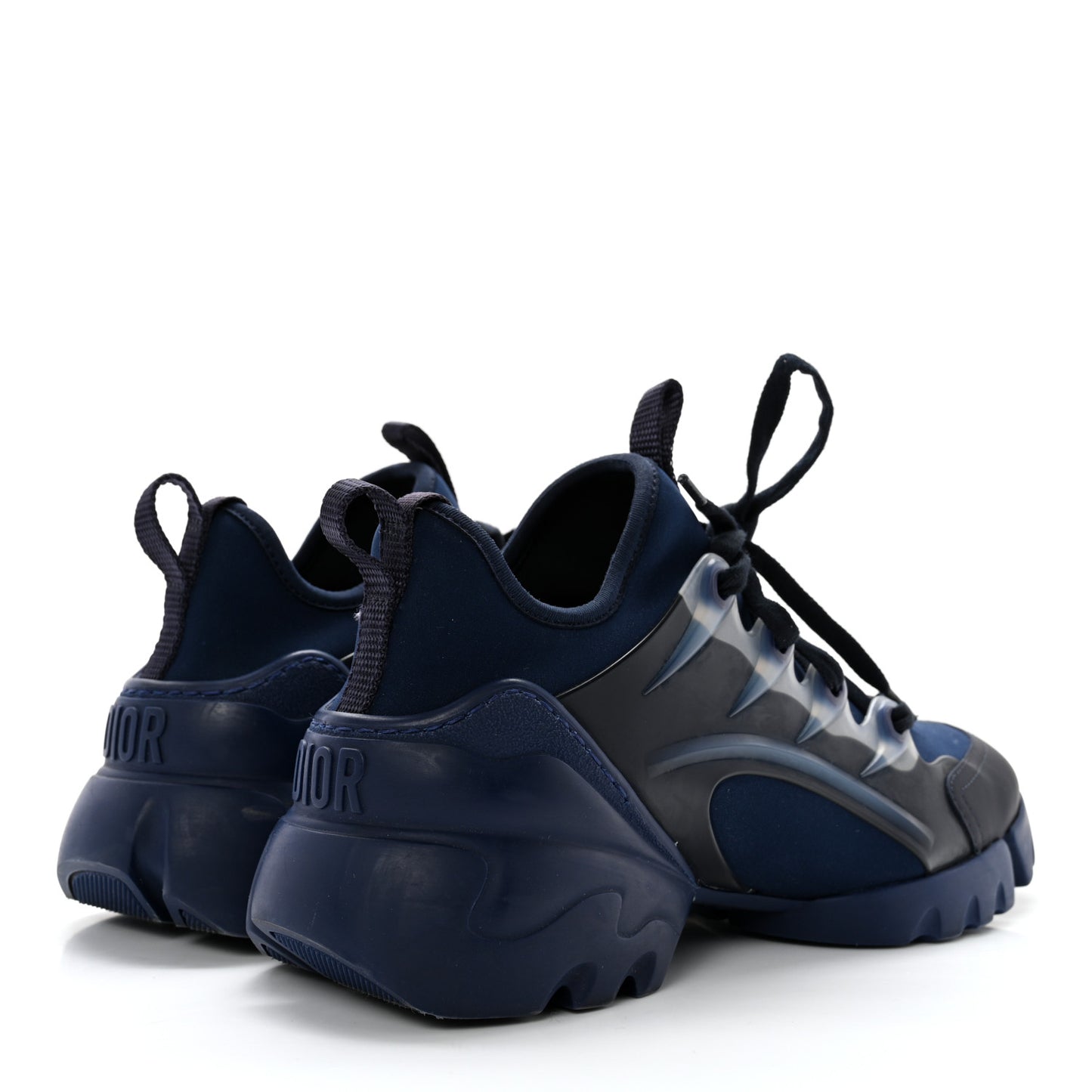 Neoprene Rubber Womens D-Connect Sneakers 35 Indigo Blue