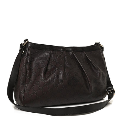 Gucci Guccissima Sukey Messenger Bag Brown 3 of 11