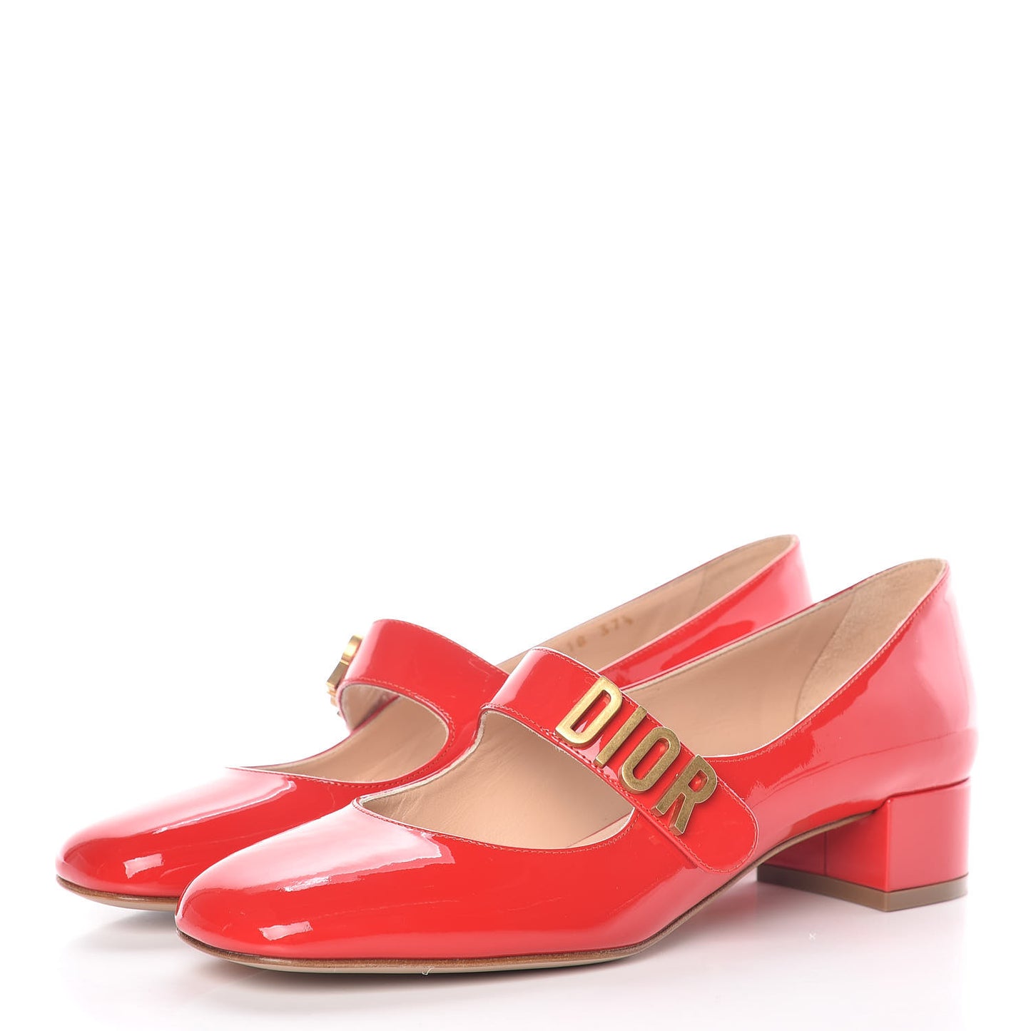 Patent Baby-D Ballet Pumps 37.5 Red