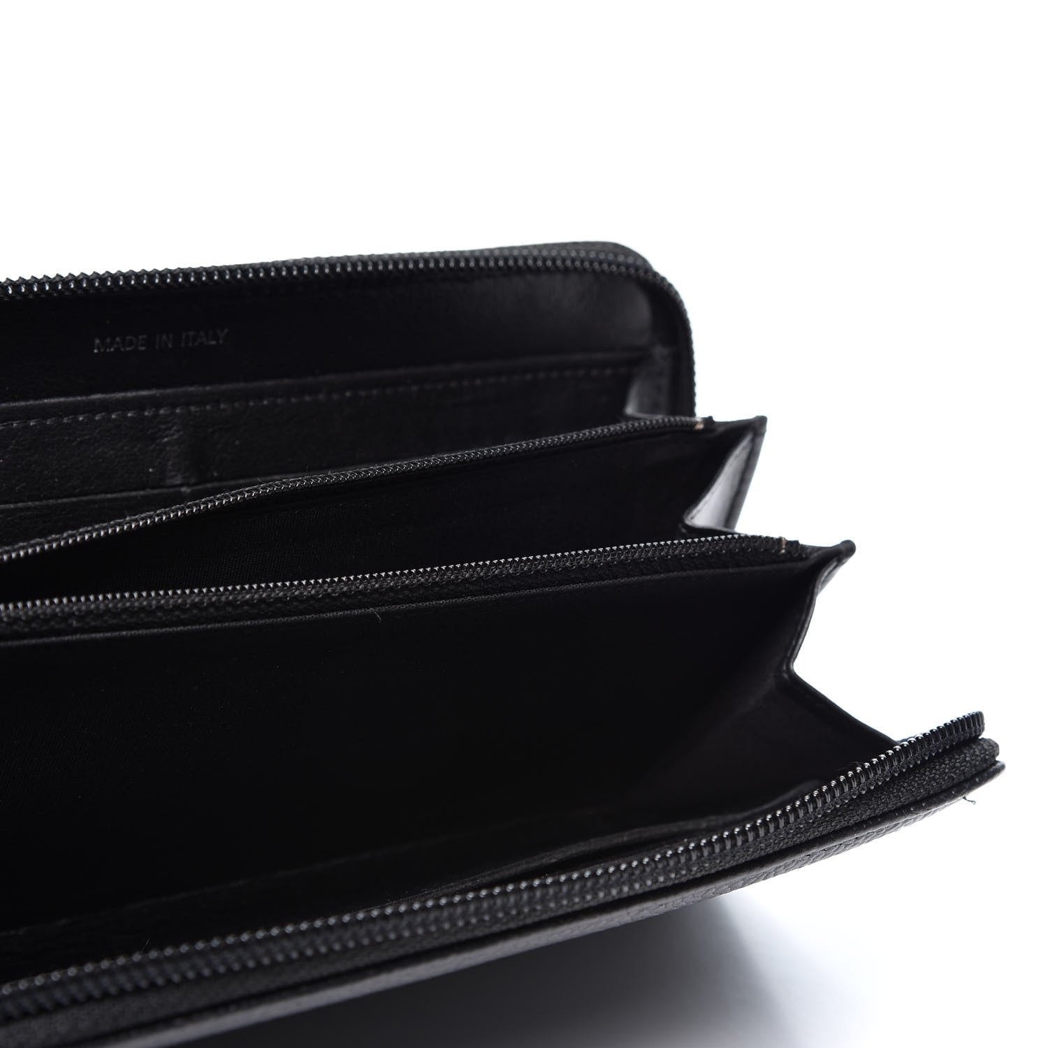 Chanel Caviar Large Timeless CC Zip Around Wallet Black 4 of 12