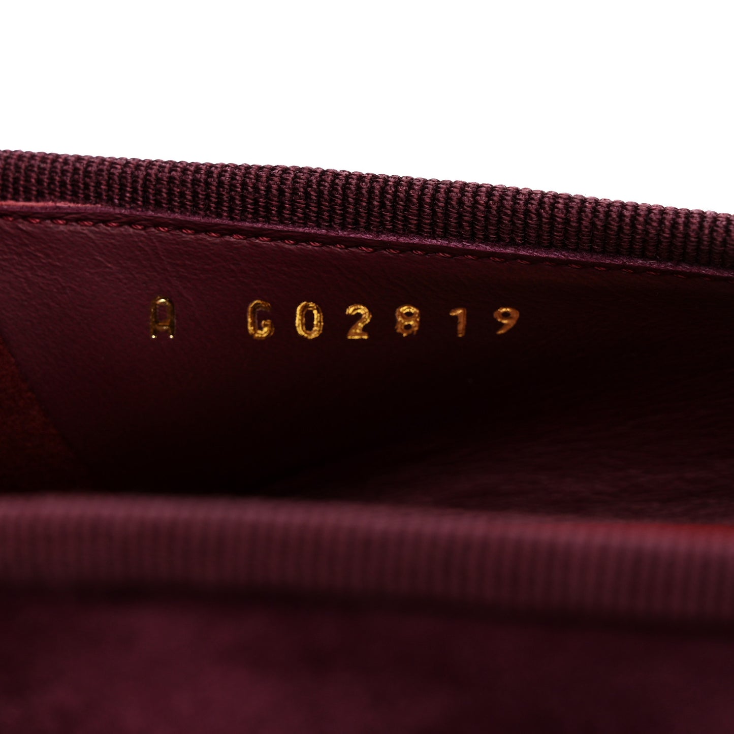 Suede Patent Calfskin Cap Toe CC Ballerina Flats 40 40 Burgundy