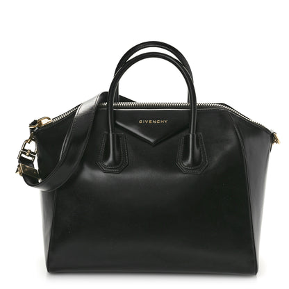Givenchy Shiny Lord Calfskin Medium Antigona Black 1 of 12