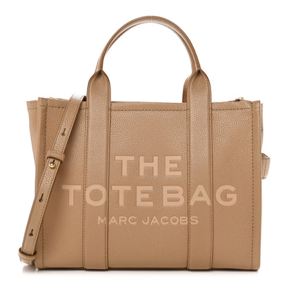 Marc Jacobs Grained Calfskin Medium The Tote Bag Camel 1 of 9
