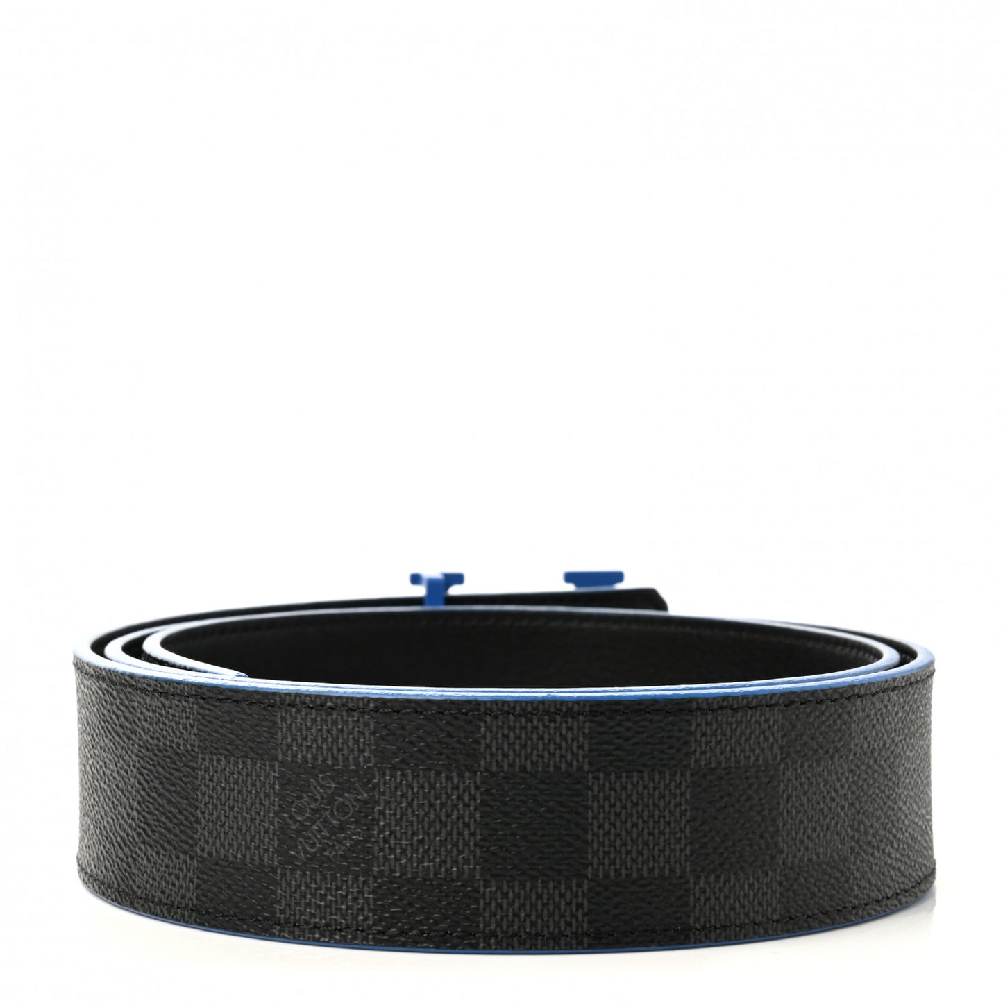 Damier Graphite 40mm LV Initiales Belt 95 38