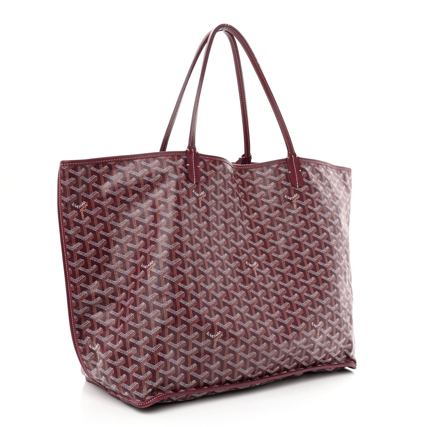 Goyard Goyardine Reversible Anjou GM Burgundy 4 of 24