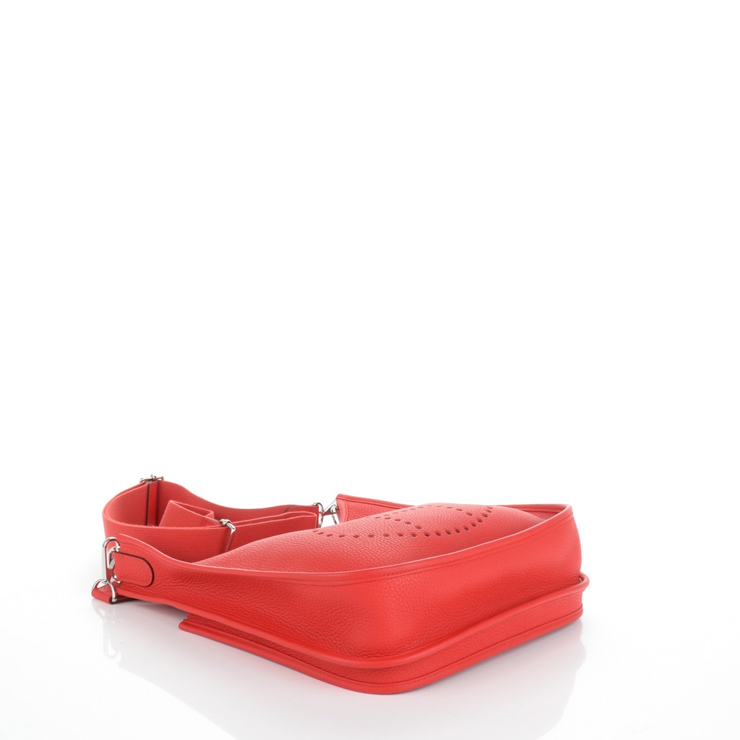 Hermes Taurillon Clemence Evelyne III PM Rouge Tomate 4 of 7