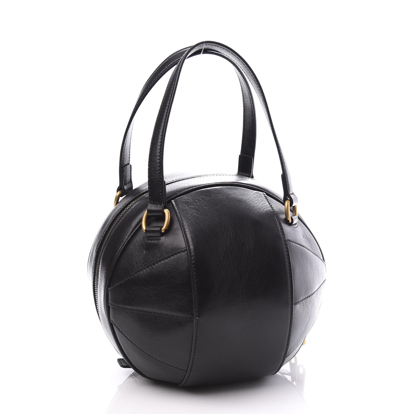 Piuma Lux Energy Tifosa Basketball Shaped Shoulder Bag Black