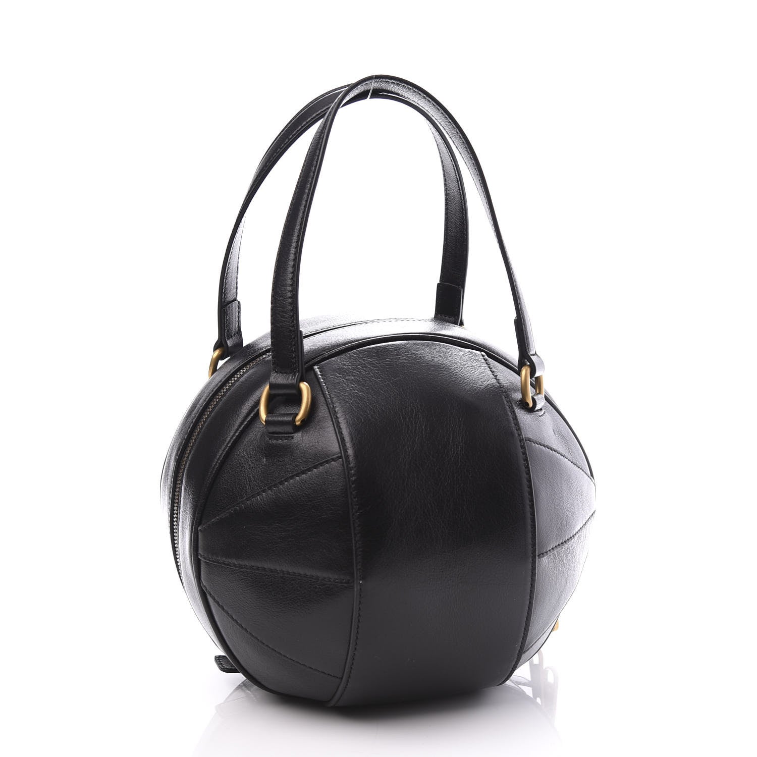 Gucci Piuma Lux Energy Tifosa Basketball Shaped Shoulder Bag Black 2 of 10