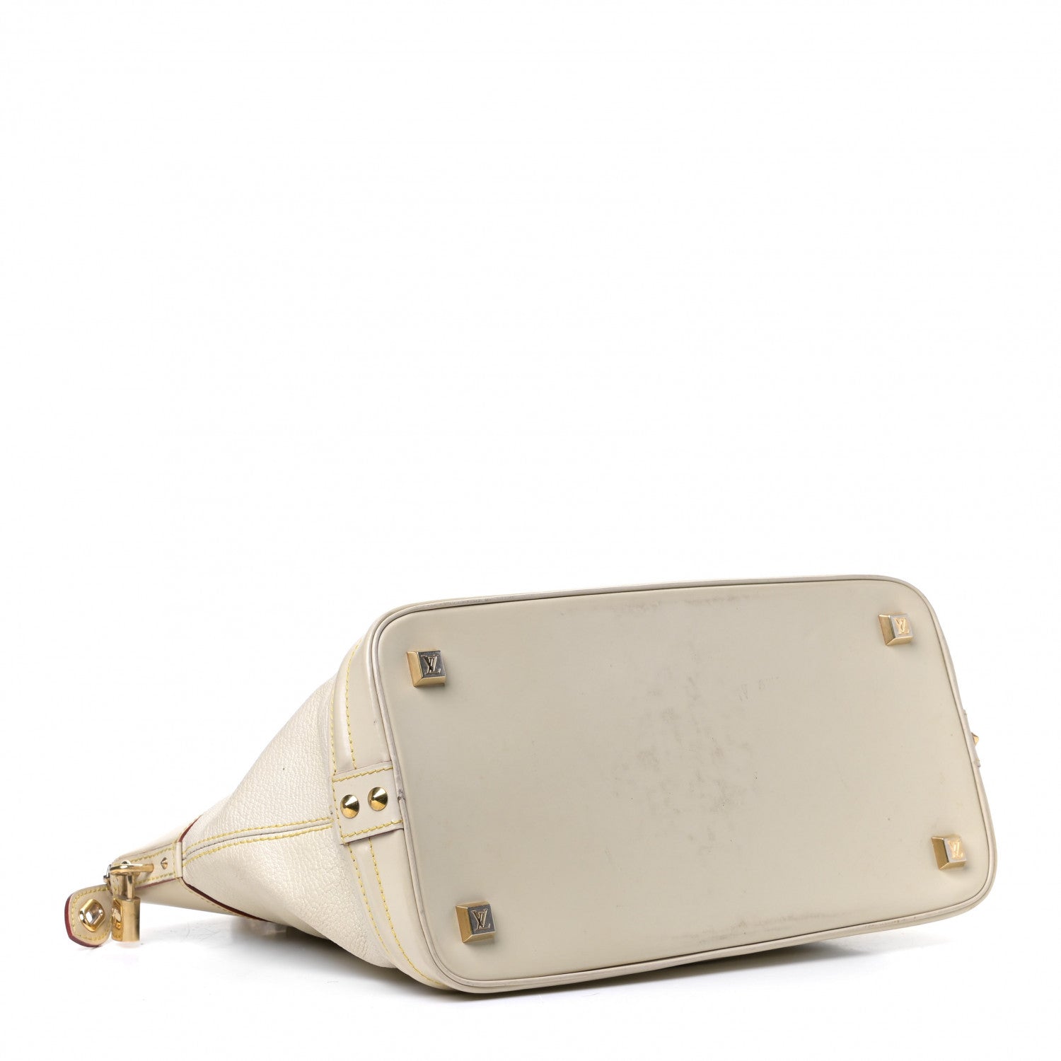 Louis Vuitton Suhali Lockit MM White 5 of 23
