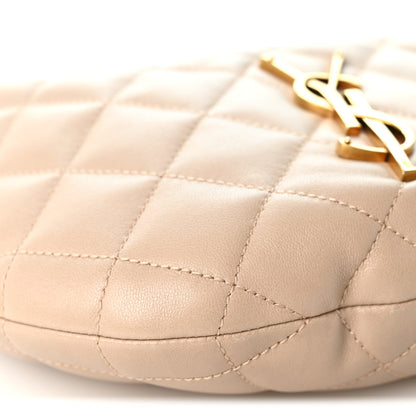 Saint Laurent Lambskin Quilted Icarino Bag Dark Beige 7 of 8