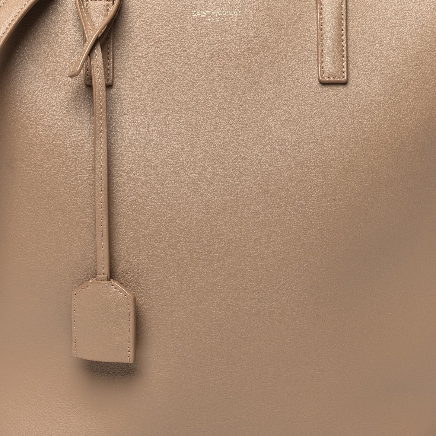 Calfskin Toy Shopping Tote Nude Powder