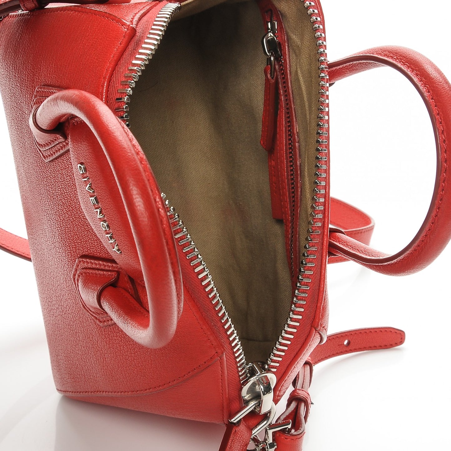 Sugar Goatskin Mini Antigona Red