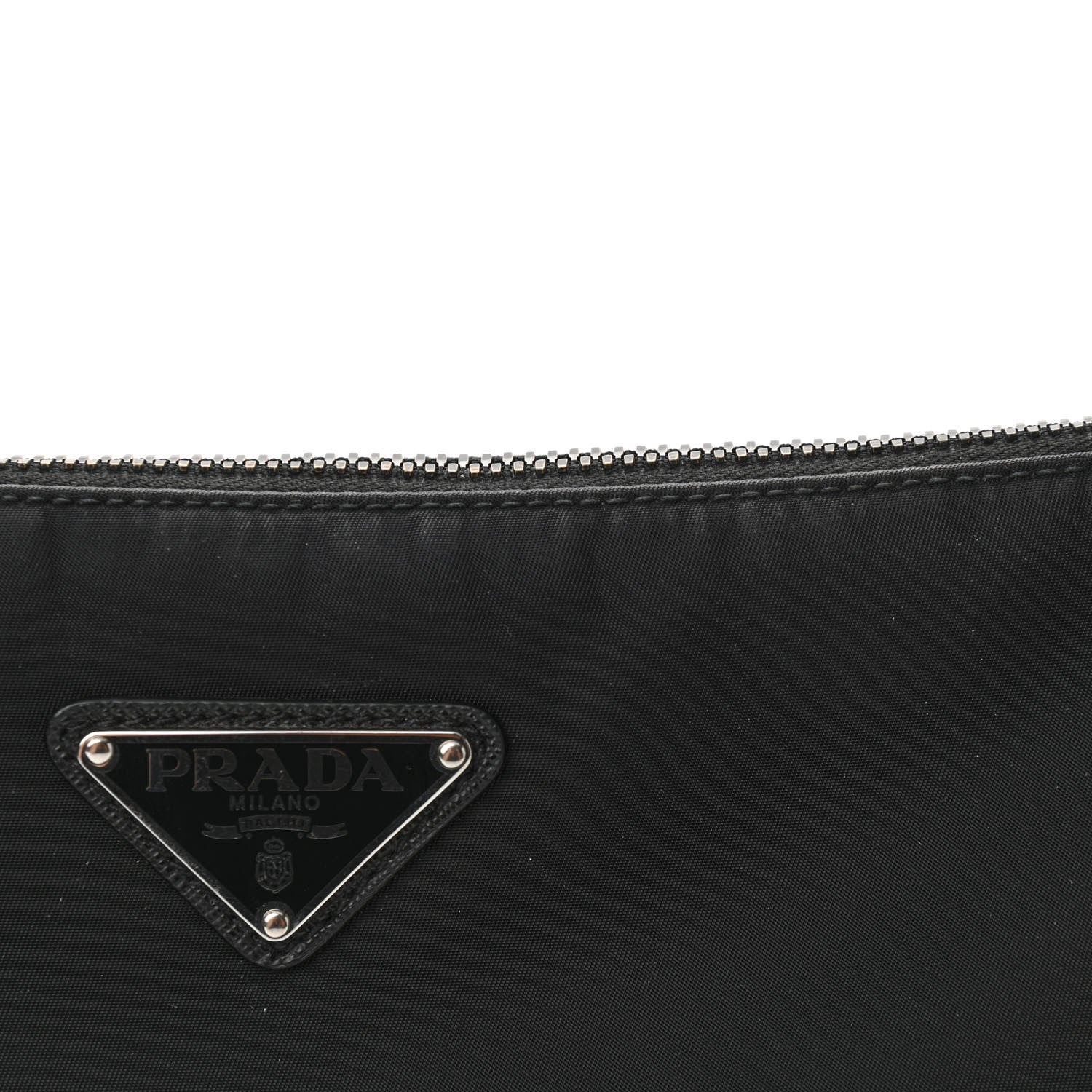Prada Re-Nylon Saffiano Pocket Zippered Shoulder Bag Black 13 of 13