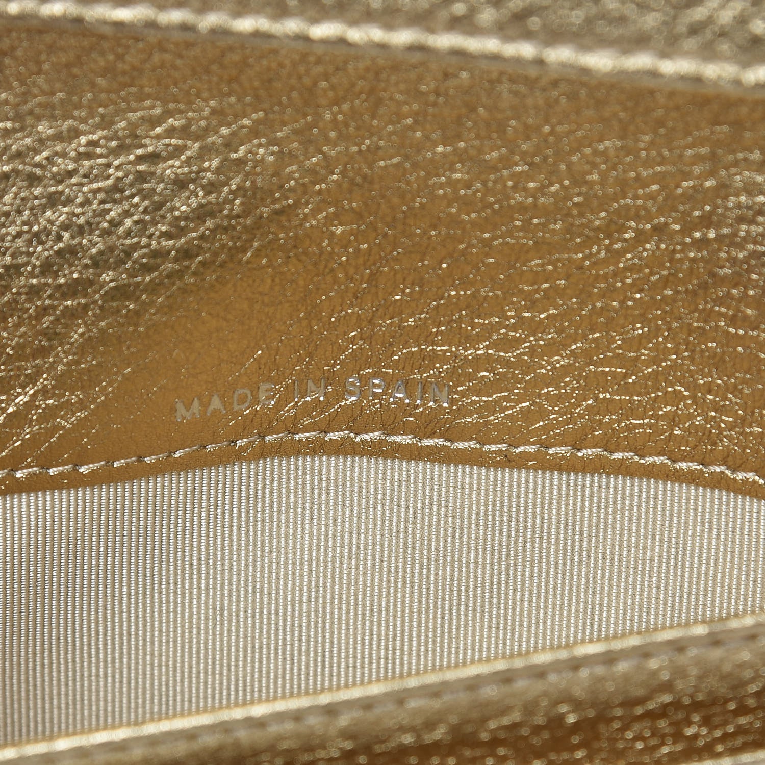 Chanel Metallic Calfskin Quilted Reissue Yen Wallet Gold 7 of 15