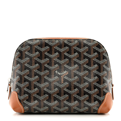 Goyard Goyardine Vendome Toiletry Pouch Black Gold 1 of 6