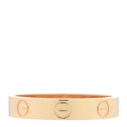 Cartier 18K Yellow Gold 3.5mm LOVE Wedding Band Ring 54 6.75 1 of 5