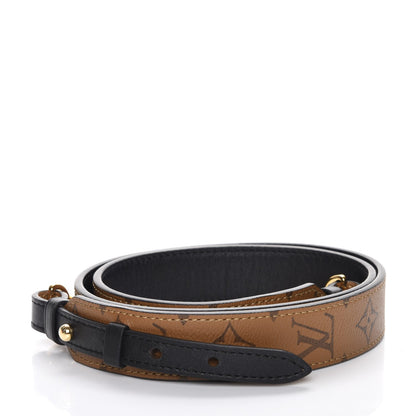 Louis Vuitton Reverse Monogram Bandouliere Shoulder Strap XL Black 2 of 6