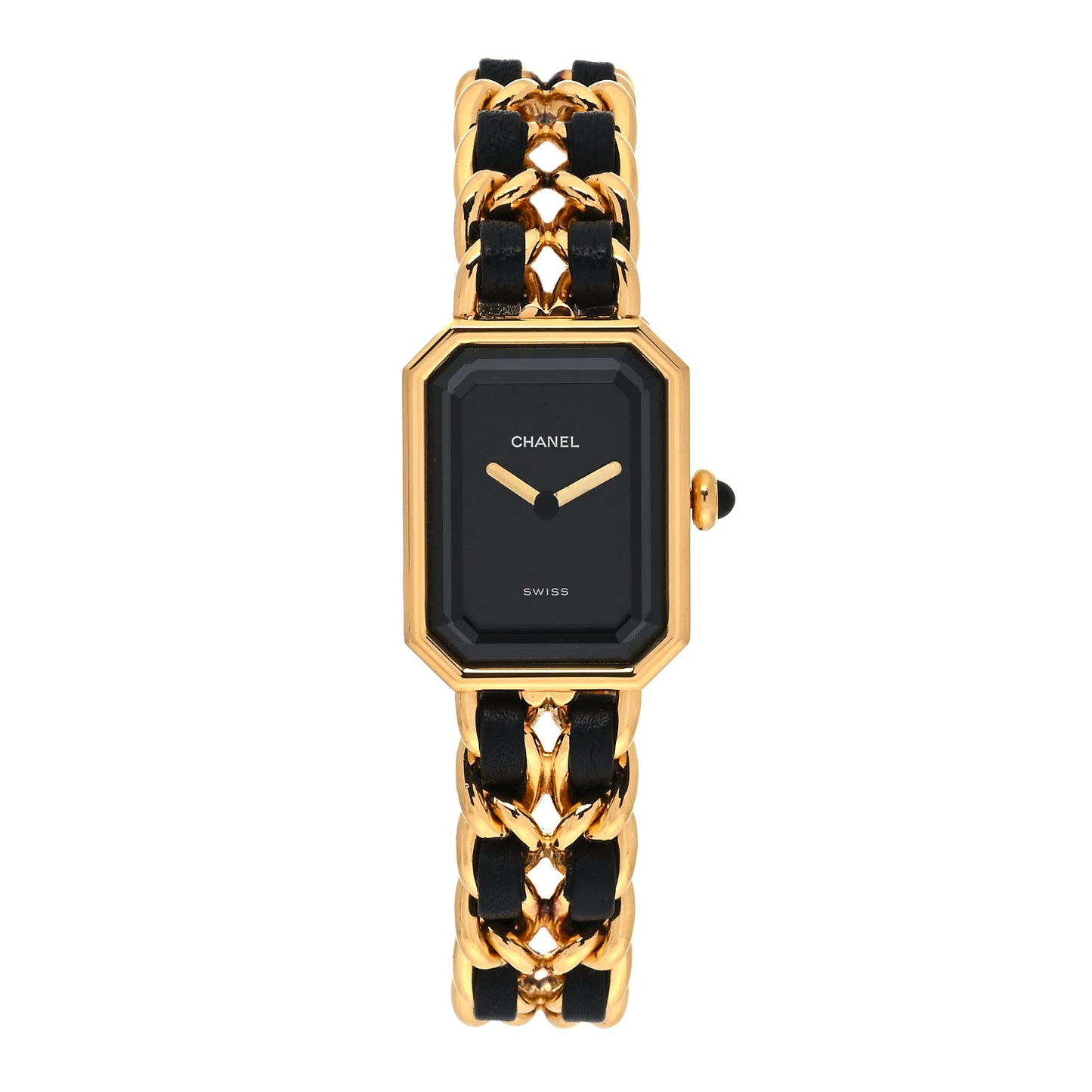 Stainless Steel Lambskin 20mm Chain Premiere Quartz Watch Gold L