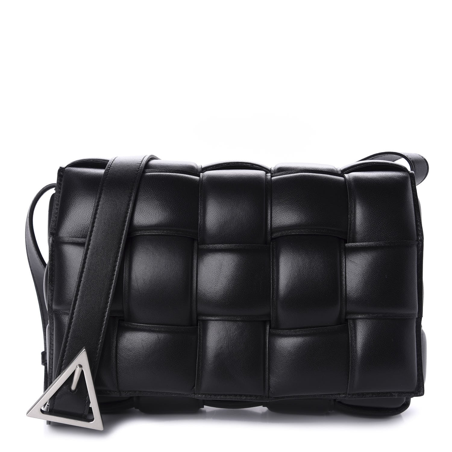 Bottega Veneta Nappa Maxi Intreccio Padded Cassette Crossbody Bag Black 1 of 10