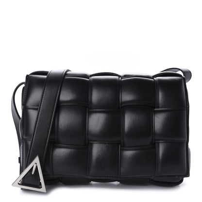 Bottega Veneta Nappa Maxi Intreccio Padded Cassette Crossbody Bag Black 1 of 10