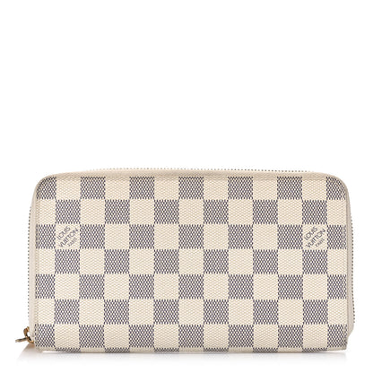Louis Vuitton Damier Azur Zippy Organizer Wallet 1 of 8