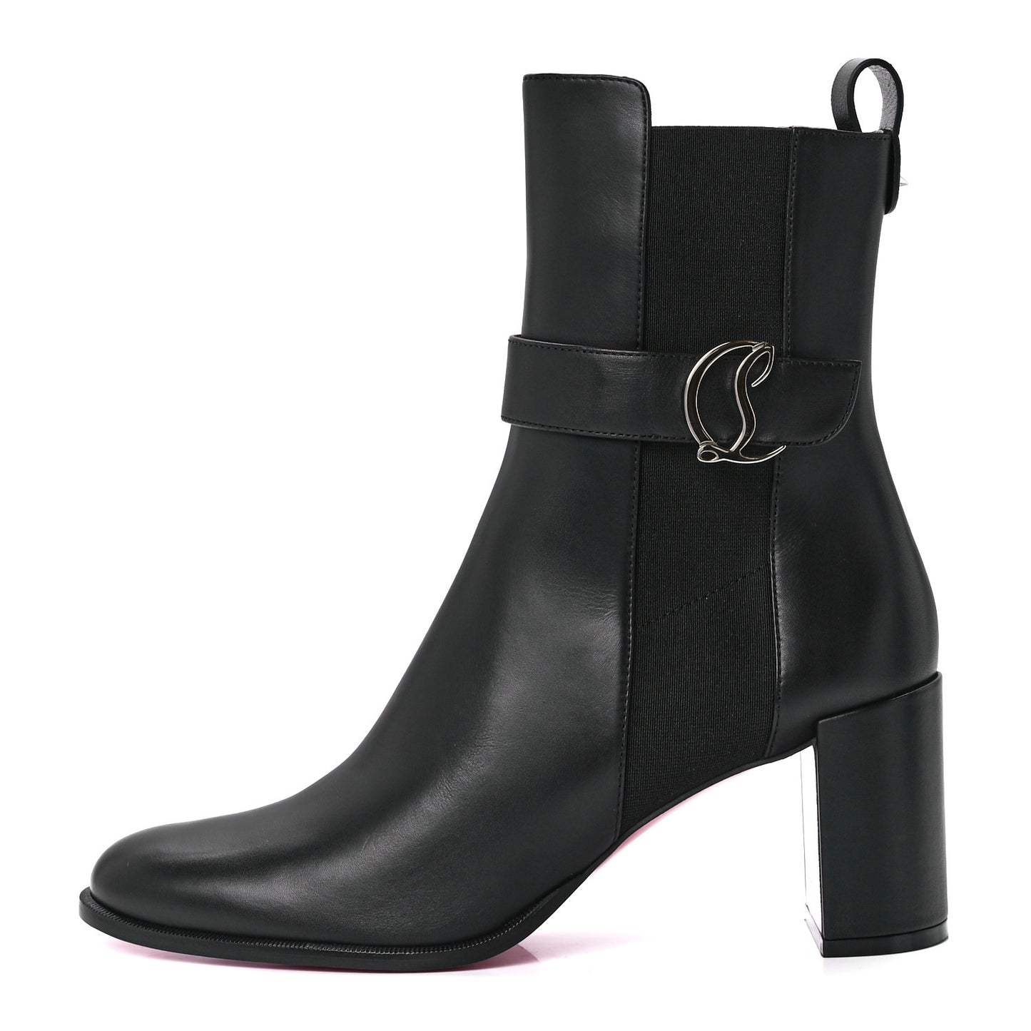 Calfskin 70 Chelsea Ankle Boots 40.5 Black