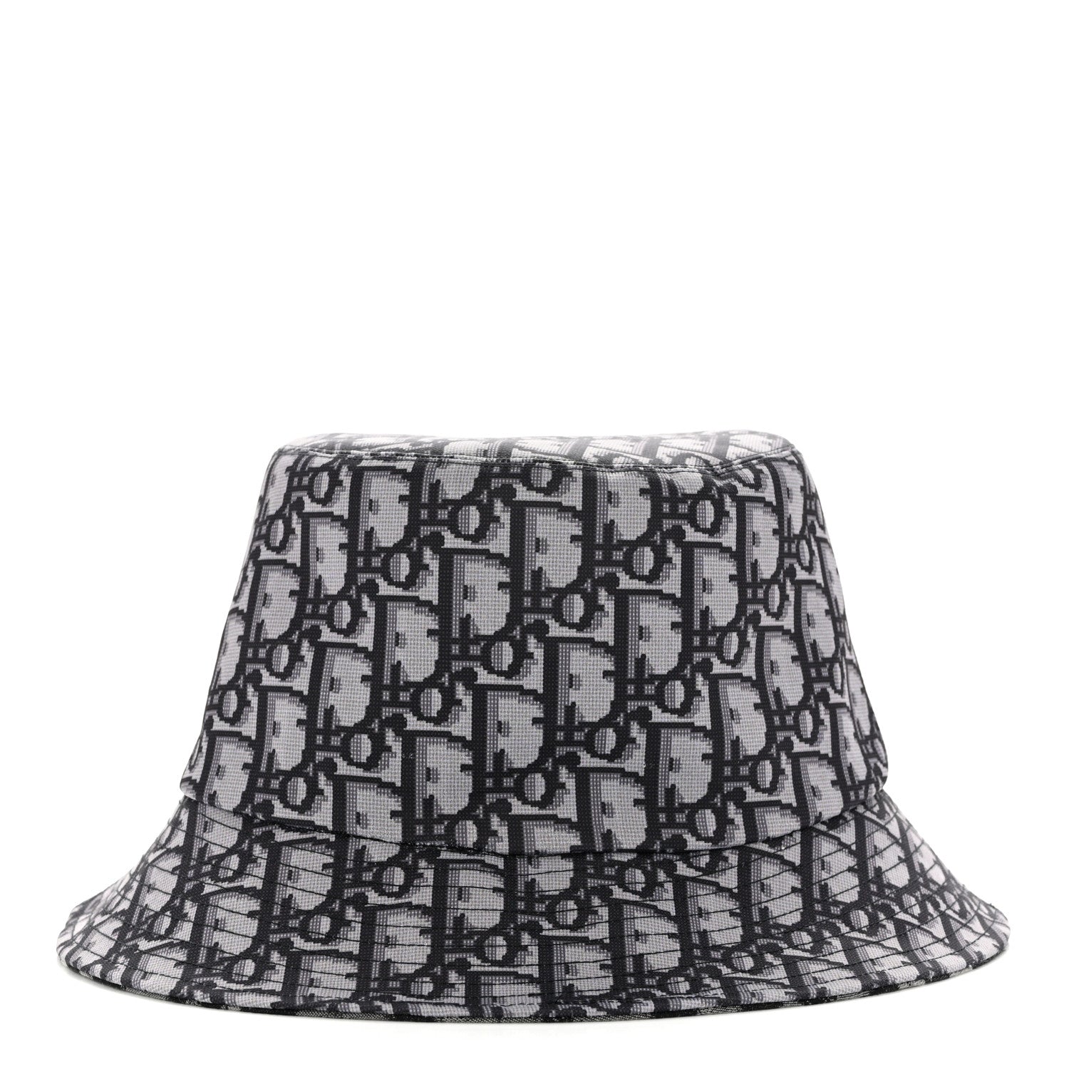 Christian Dior Oblique Reversible Leopard Bucket Hat 56 Grey 13 of 14