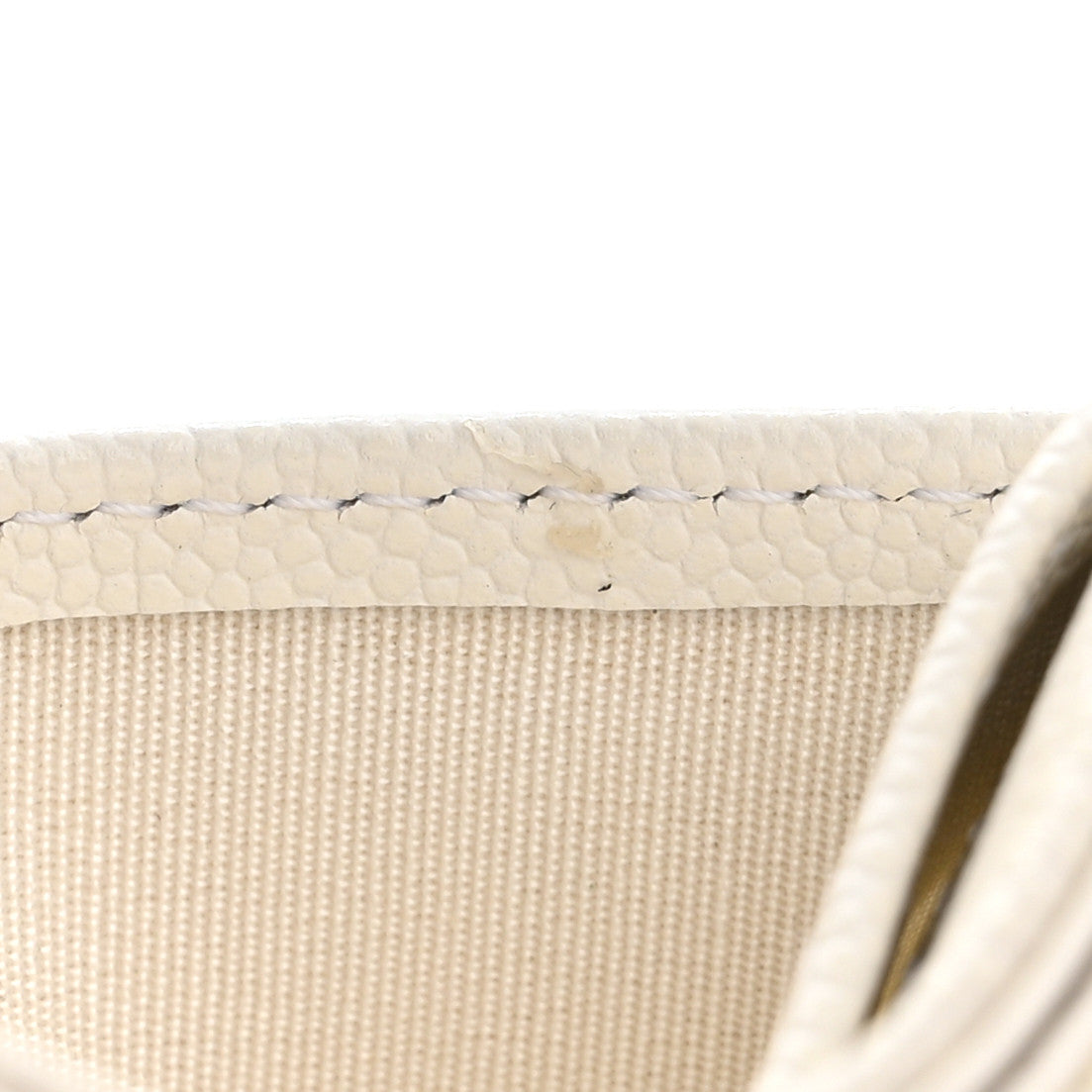 Chanel Caviar Quilted Card Holder White 10 of 10