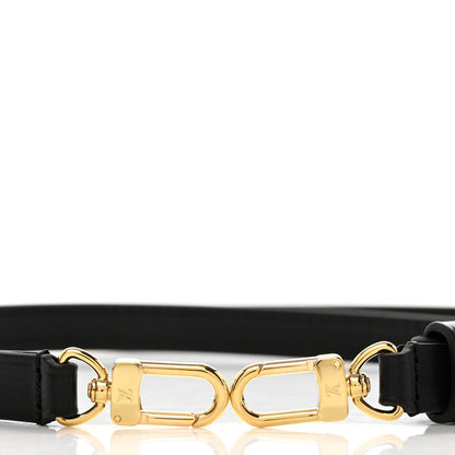Louis Vuitton Calfskin Ivy Shoulder Strap Black 3 of 4