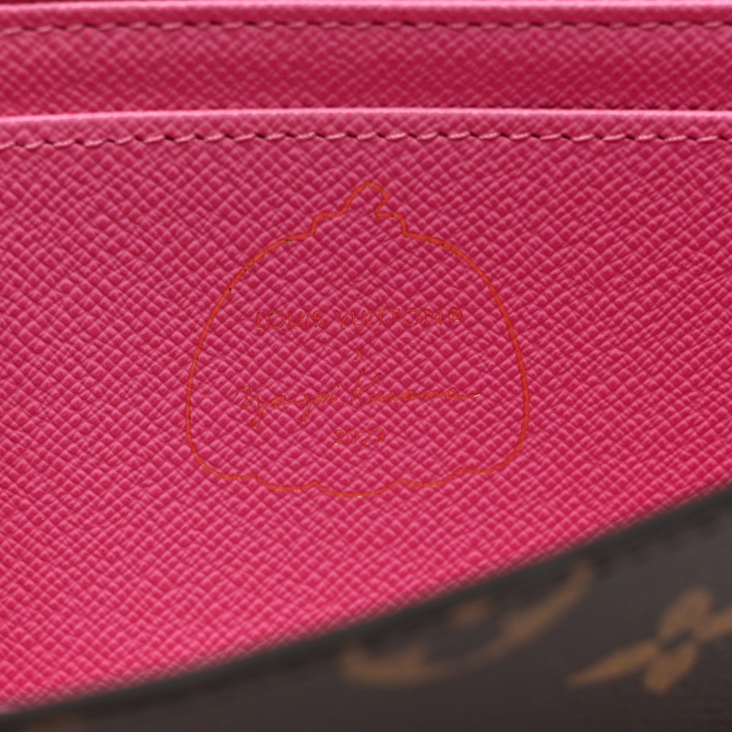 Louis Vuitton LV X YK Monogram Kusama Pumpkin Sarah Wallet 6 of 7