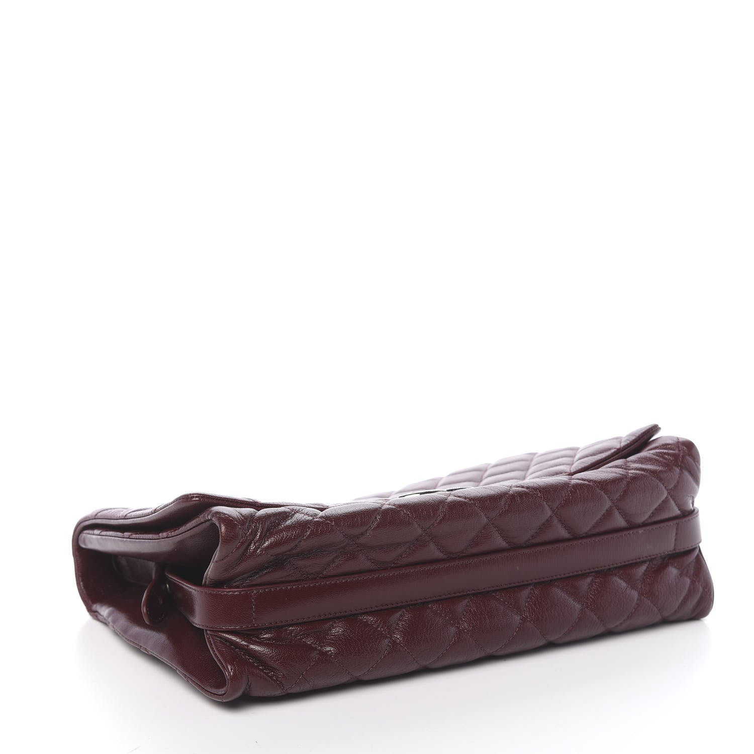 Chanel Goatskin Quilted Large City Rock Flap Burgundy 4 of 10