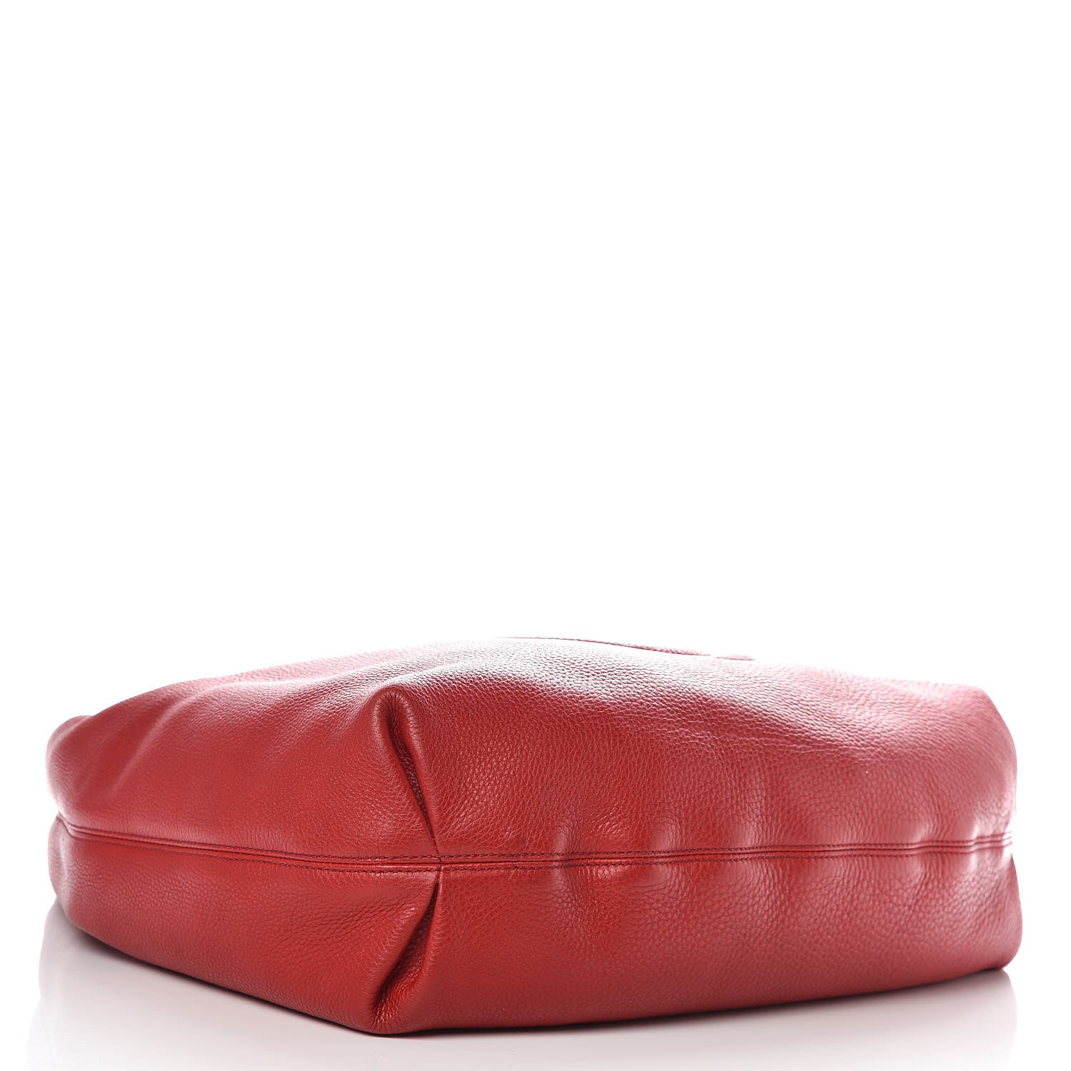 Gucci Pebbled Calfskin Large Soho Hobo Red 4 of 13