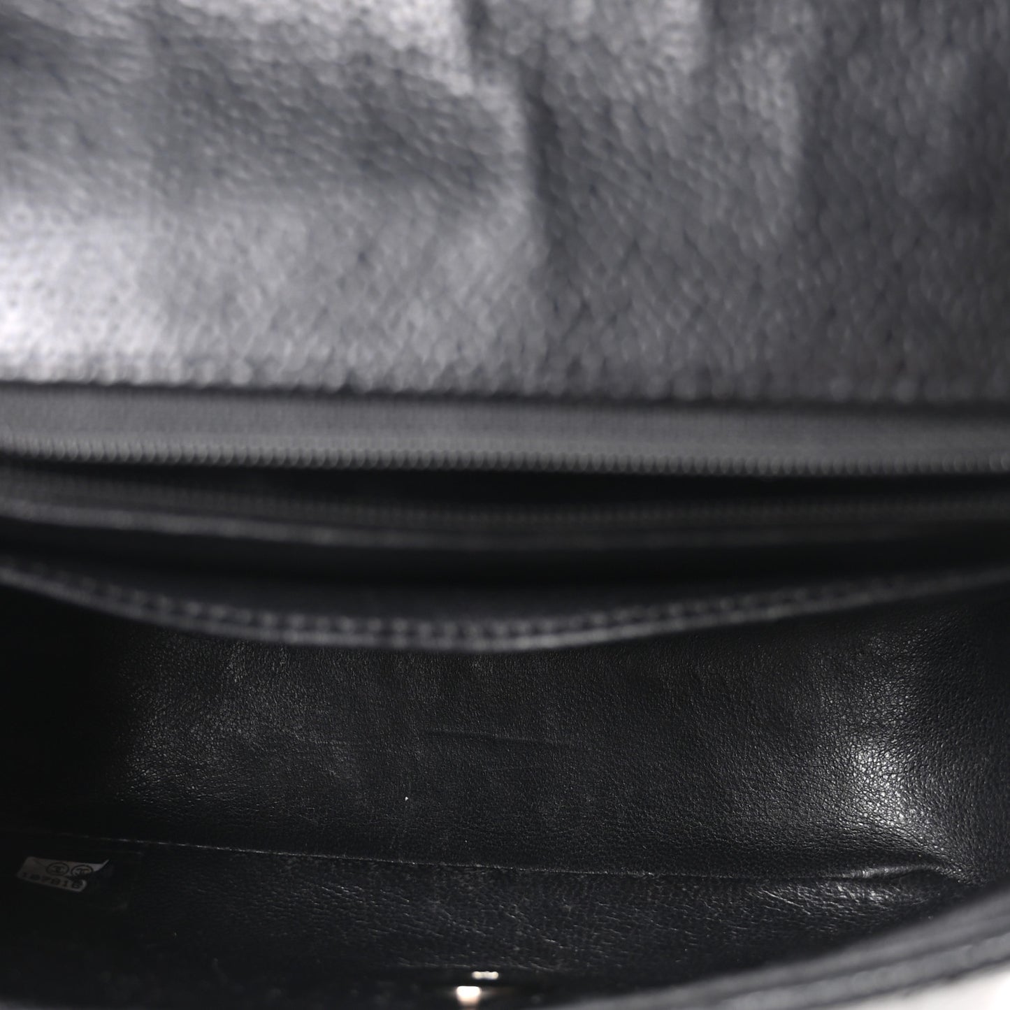 Caviar Quilted Mini Square Flap Black